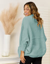 Open Front  Cardigan with Pockets