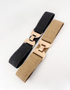 Alloy Buckle Elastic Belt