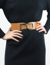 Double D Buckle PU Belt