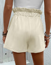 Paperbag Waist Shorts with Pockets