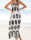 Full Size Printed Spaghetti Strap Cami Dress