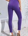 Chain Detail Slim Fit Cropped Pants