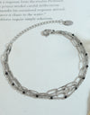 Titanium Steel Three-Layered Bracelet
