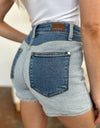 Judy Blue Full Size Color Block Denim Shorts
