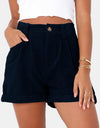Full Size High Waist Shorts with Pockets