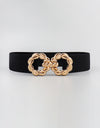 Zinc Alloy Buckle Elastic Belt
