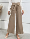 Tied Wide Leg Long Pants