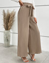 Tied Wide Leg Long Pants
