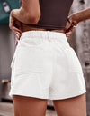 High Waist Denim Shorts with Pockets