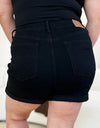 Judy Blue Full Size High Waist Tummy Control Cuffed Denim Shorts