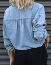 Tie Detail Denim Top