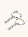 Moissanite Decor 925 Sterling Silver Earrings