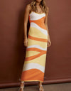 Spaghetti Strap Maxi Sweater Dress