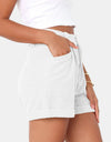 Full Size High Waist Shorts with Pockets
