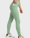 V-Waist Yoga Leggings with Pockets