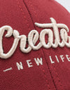 CREATE NEW LIFE Adjustable Cotton Baseball Cap