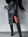 Tied High Waist Skirt