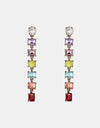 Geometrical Shape Resin Dangle Earrings