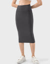 Slit Wrap Active Skirt