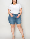 Judy Blue Full Size High Waist Slim Denim Shorts