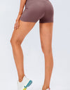 Slim Fit Wide Waistband Sports Shorts