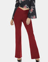 V-Waist Bootcut Long Pants