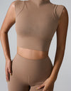 Mock Neck Active Tank