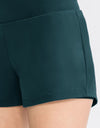 Wide Waistband Sports Shorts with Pockets