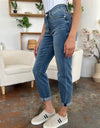 Judy Blue Full Size Cuffed Hem Slim Jeans