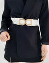 Double D Buckle PU Belt