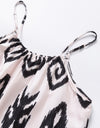 Full Size Printed Spaghetti Strap Cami Dress