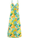 Twisted Printed V-Neck Cami Dress