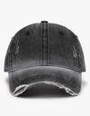 Distressed Washed Adjustable Baseball Cap