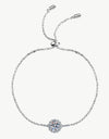 1 Carat Moissanite Chain Bracelet