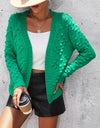 Open Front Long Sleeve Cardigan