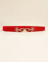 Alloy Buckle Elastic Belt
