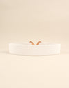 Geometric Buckle Elastic Wide Belt