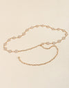Rhinestone Decor Zinc Alloy Belt